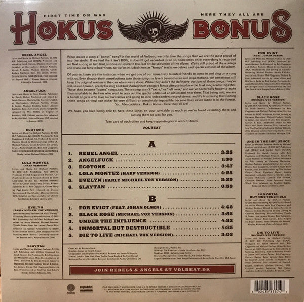 Volbeat : Hokus Bonus (LP,Compilation)