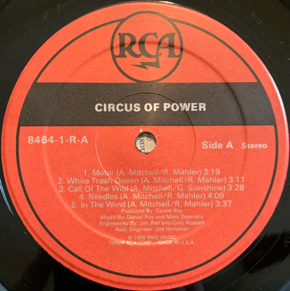 Circus Of Power : Circus Of Power (LP,Album)