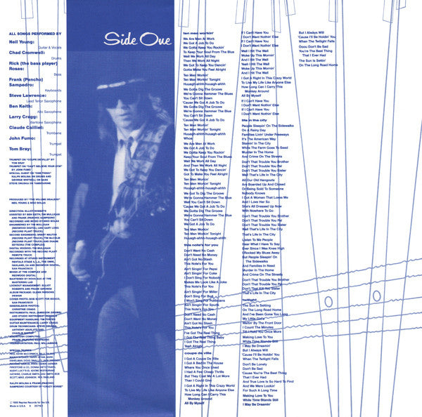 Neil Young & Bluenotes (5), The : This Note's For You (LP,Album)