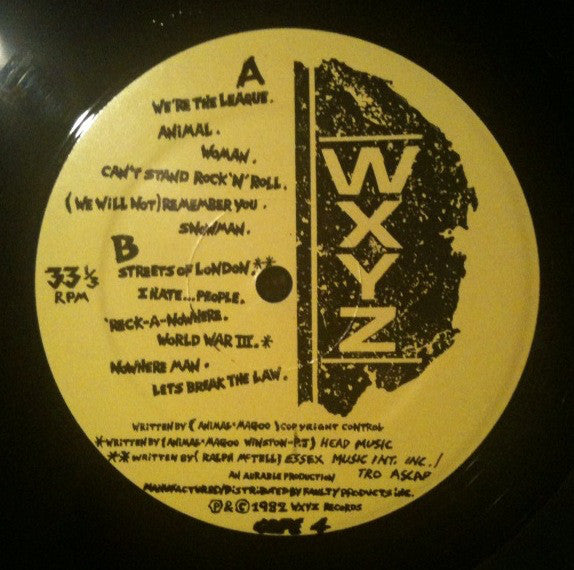 Anti-Nowhere League : We Are...The League (LP,Album)