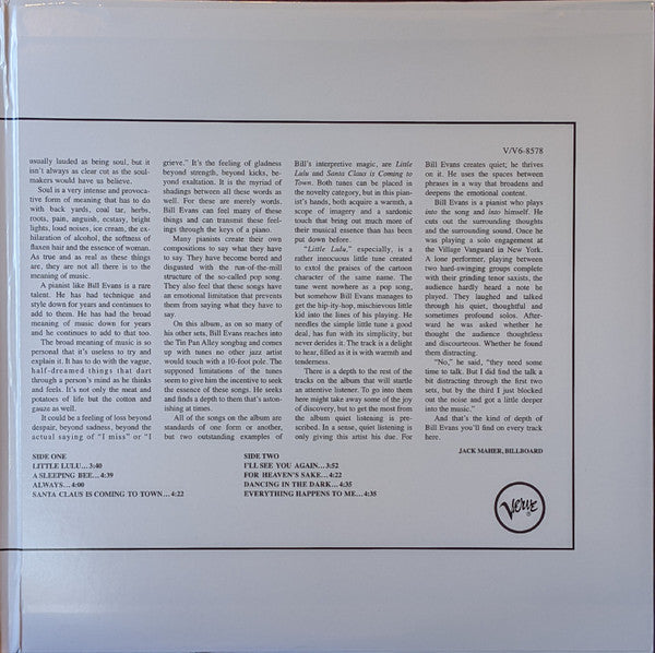 Bill Evans : Trio 64 (LP,Album,Reissue,Stereo)