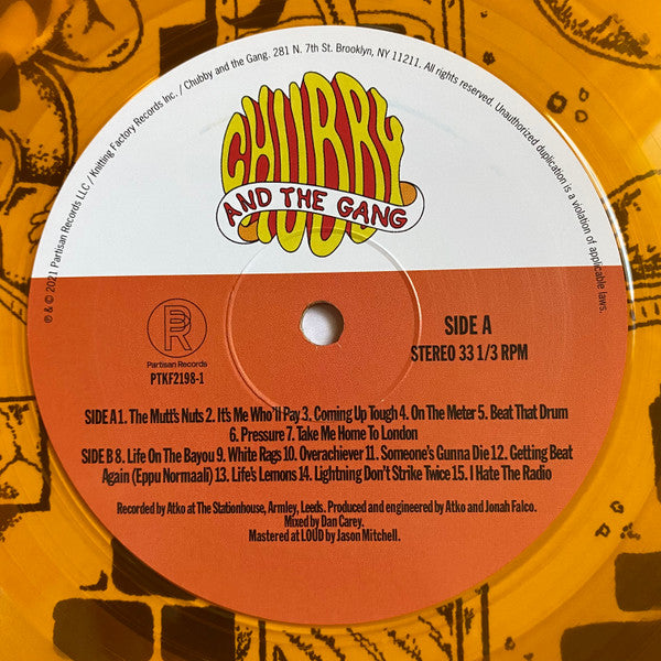 Chubby & The Gang : The Mutt's Nuts (LP,Album,Limited Edition)