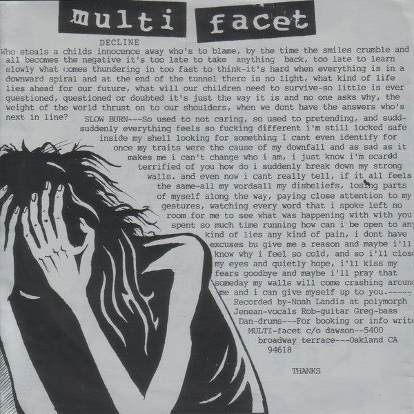 Multi Facet / Sheephead (2) : East Bay Explosion No 1 (7",33 ⅓ RPM)