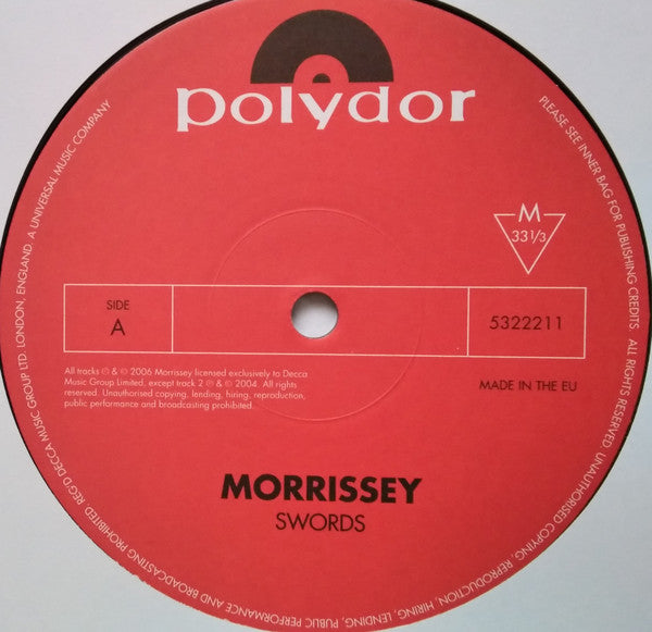 Morrissey : Swords (LP,Compilation,Stereo)