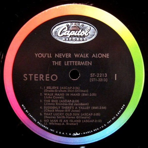 Lettermen, The : You'll Never Walk Alone (LP,Album,Stereo)