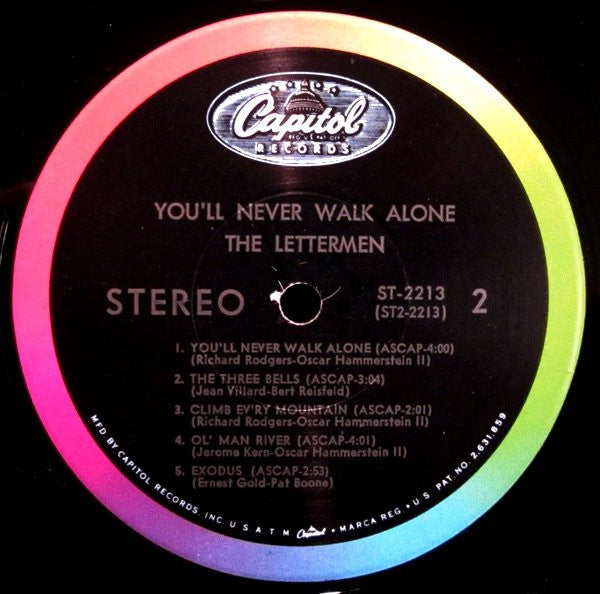 Lettermen, The : You'll Never Walk Alone (LP,Album,Stereo)