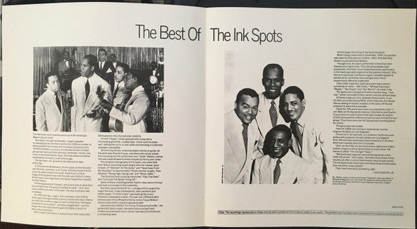 Ink Spots, The : The Best Of The Ink Spots (LP,Compilation,Reissue)