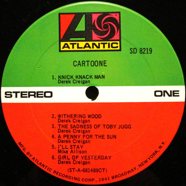 Cartoone : Cartoone (LP,Album,Stereo)