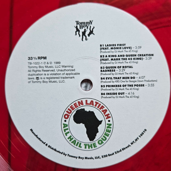 Queen Latifah : All Hail The Queen (LP,Album,Limited Edition,Reissue)
