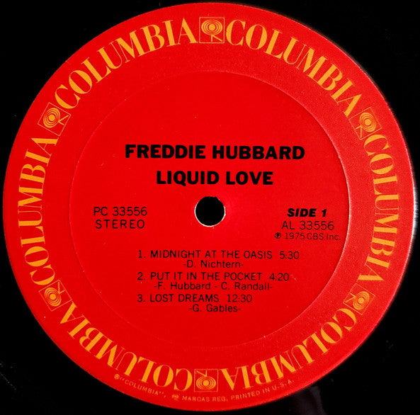 Freddie Hubbard : Liquid Love (LP,Album,Stereo)