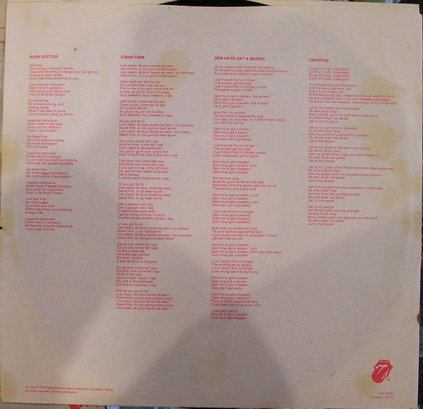 Peter Tosh : Bush Doctor (LP,Album)