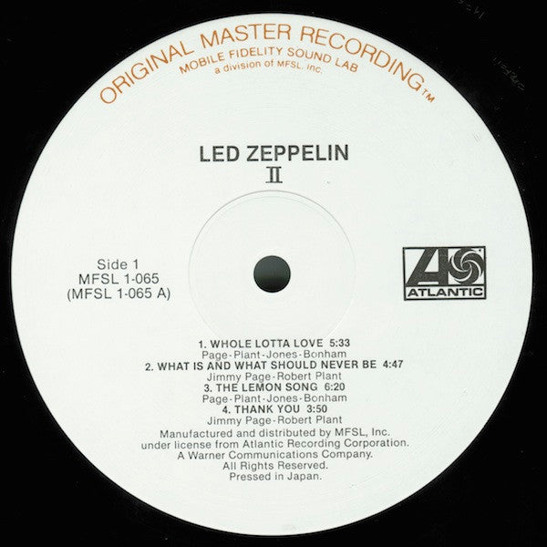 Led Zeppelin : Led Zeppelin II (LP,Album,Limited Edition,Reissue,Remastered,Stereo)