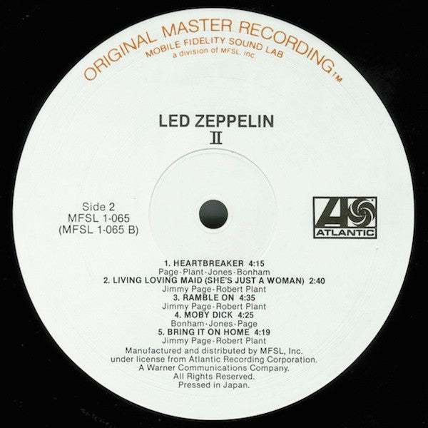 Led Zeppelin : Led Zeppelin II (LP,Album,Limited Edition,Reissue,Remastered,Stereo)