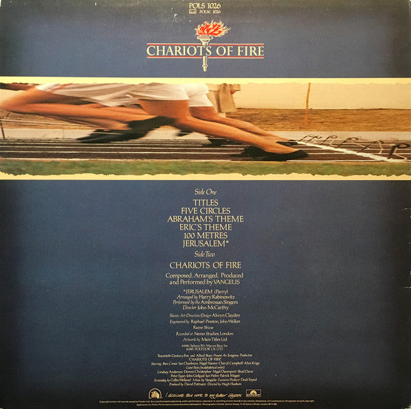 Vangelis : Chariots Of Fire (LP,Album,Limited Edition)