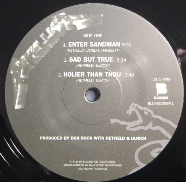 Metallica : Metallica (LP,Album,Reissue,Remastered)