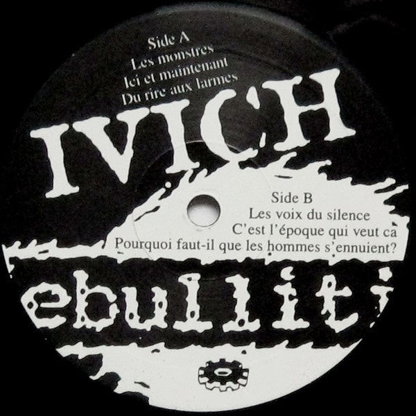 Ivich : La Vie Devant Soi (10",33 ⅓ RPM)