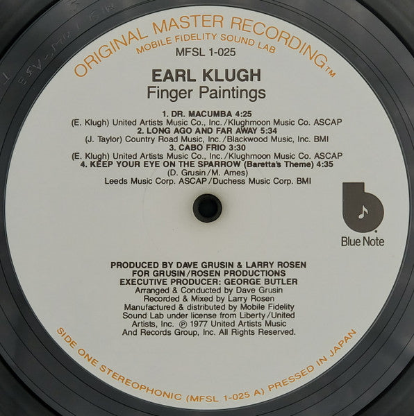 Earl Klugh : Finger Paintings (LP,Album,Limited Edition,Reissue,Remastered,Stereo)