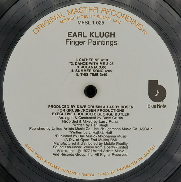 Earl Klugh : Finger Paintings (LP,Album,Limited Edition,Reissue,Remastered,Stereo)
