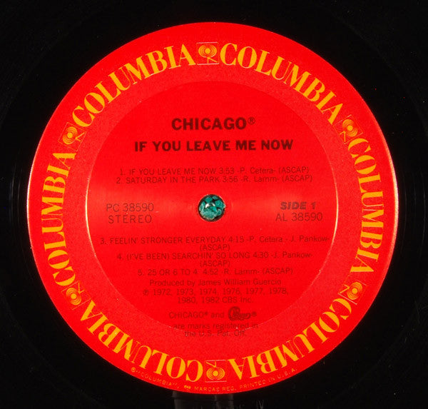 Chicago (2) : If You Leave Me Now (LP,Compilation)