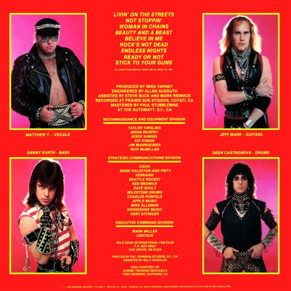 Wild Dogs : Man's Best Friend (LP,Album)