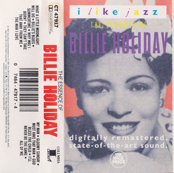 Billie Holiday : The Essence Of Billie Holiday (Compilation,Mono,Remastered)