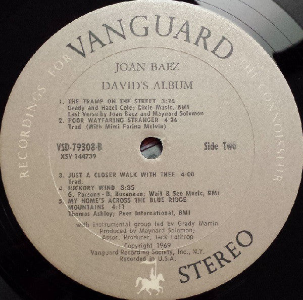 Joan Baez : David's Album (LP,Album)