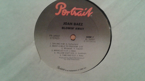 Joan Baez : Blowin' Away (LP,Album)