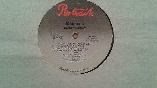Joan Baez : Blowin' Away (LP,Album)