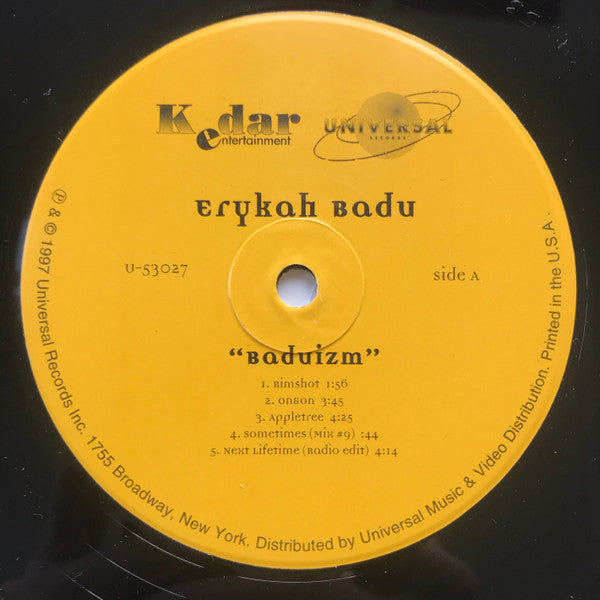 Erykah Badu : Baduizm (LP,Album)