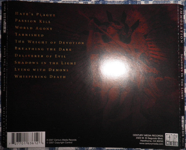 Immolation : Shadows In The Light (Album)