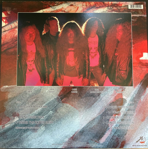 Cannibal Corpse : Butchered At Birth (LP,Album,Limited Edition,Reissue,Remastered)