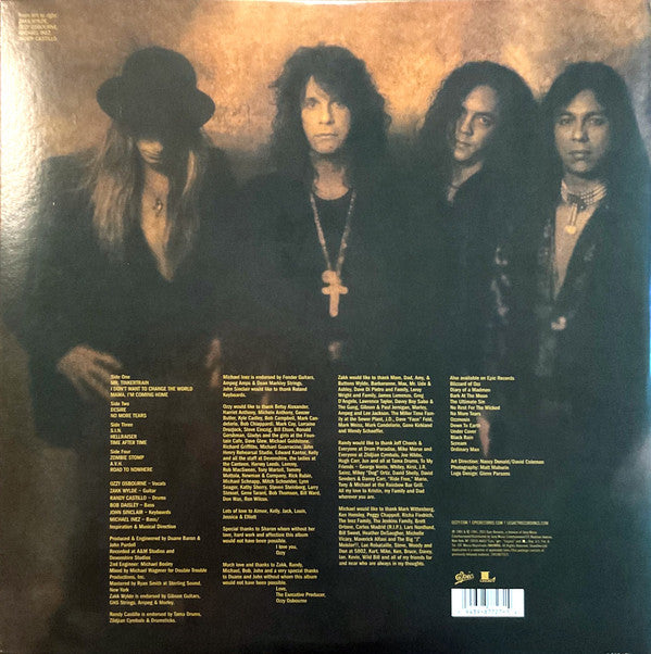 Ozzy Osbourne : No More Tears (LP,Album,Reissue,Remastered)