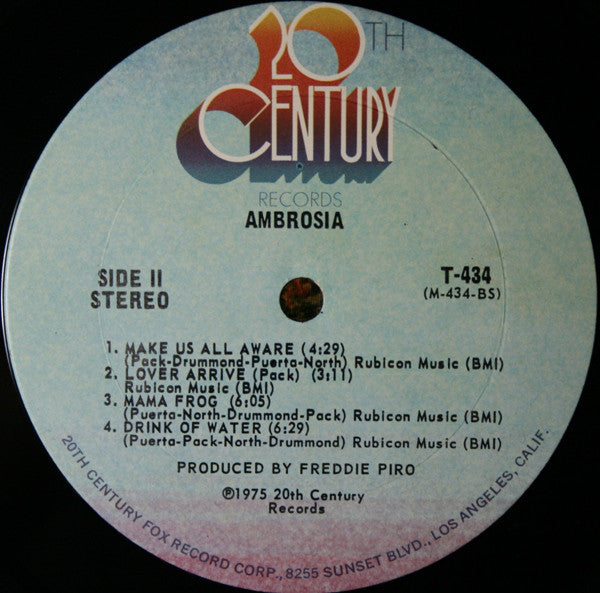 Ambrosia (2) : Ambrosia (LP,Album)