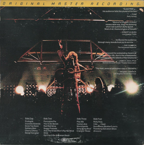 Neil Diamond : Hot August Night (LP,Album,Limited Edition)