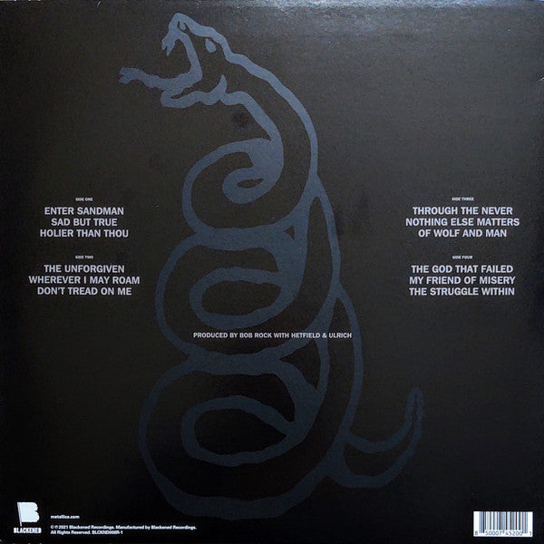 Metallica : Metallica (LP,Album,Limited Edition,Reissue,Remastered)