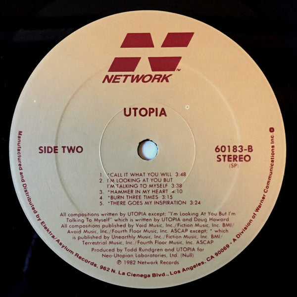 Utopia (5) : Utopia (LP,Album)