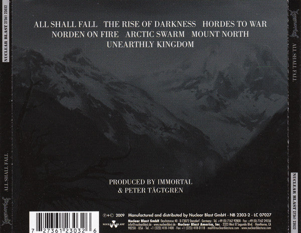 Immortal : All Shall Fall (Album)