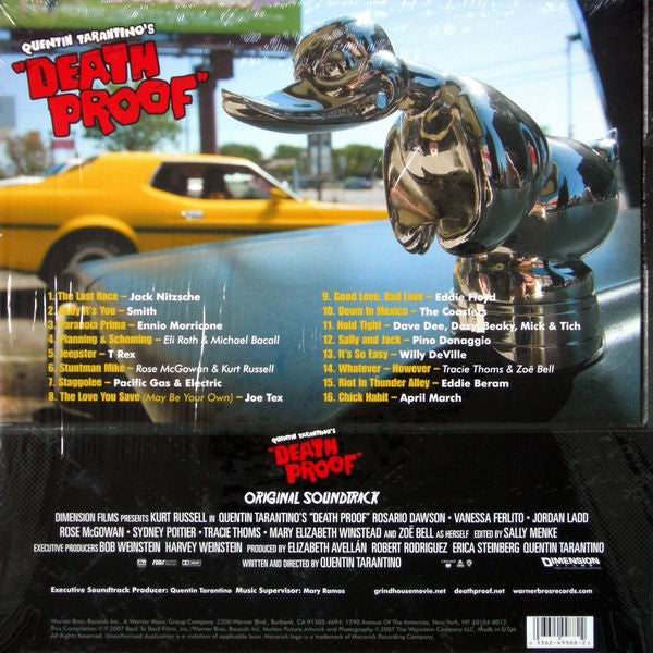 Various : Quentin Tarantino's "Death Proof" (Original Soundtrack) (LP,Album,Compilation,Stereo)