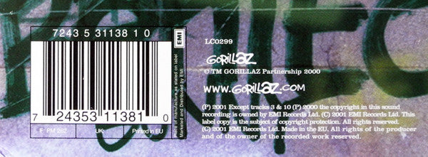 Gorillaz : Gorillaz (LP,Album)