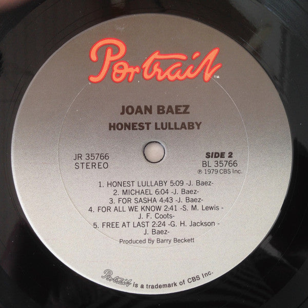 Joan Baez : Honest Lullaby (LP,Album)