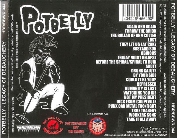 Potbelly : Legacy Of Debauchery (Album)