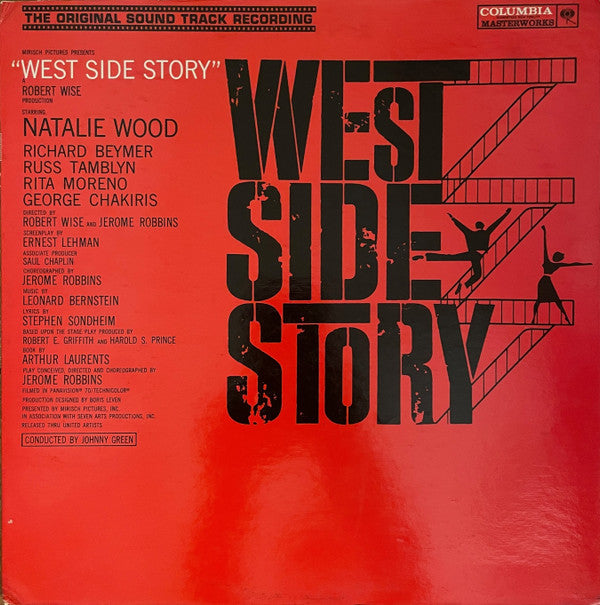 Leonard Bernstein : West Side Story (The Original Sound Track Recording) (LP,Album,Reissue,Mono)