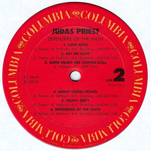 Judas Priest : Defenders Of The Faith (LP,Album)