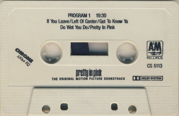 Various : Pretty In Pink - The Original Motion Picture Soundtrack (Compilation)