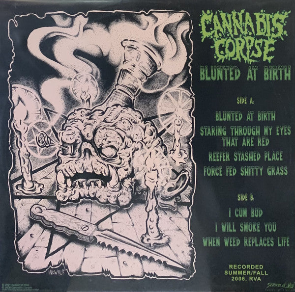Cannabis Corpse : Blunted At Birth (LP,Album,Limited Edition,Reissue)