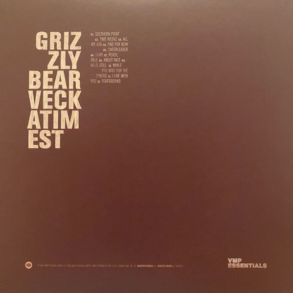 Grizzly Bear : Veckatimest (LP,45 RPM)