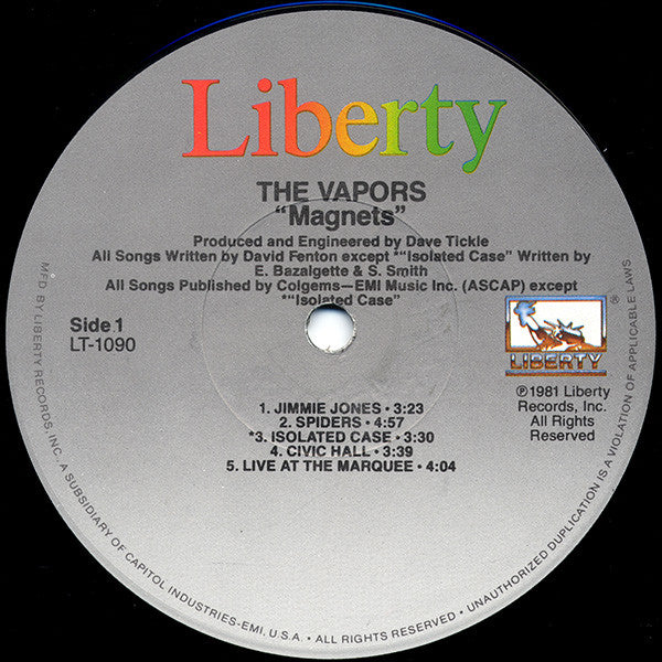 Vapors, The : Magnets (LP,Album)