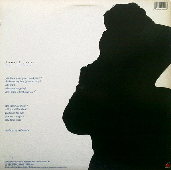 Howard Jones : One To One (LP,Album)