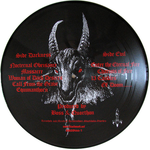 Bathory : Under The Sign Of The Black Mark (LP,Album,Reissue,Picture Disc,Limited Edition)