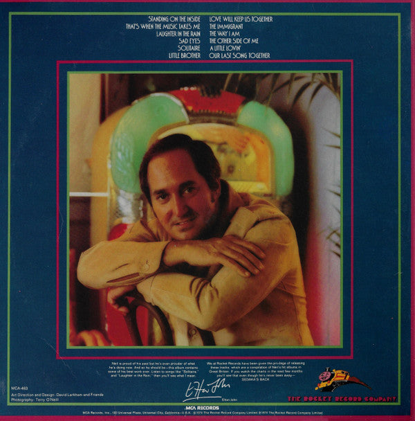 Neil Sedaka : Sedaka's Back (LP,Album)